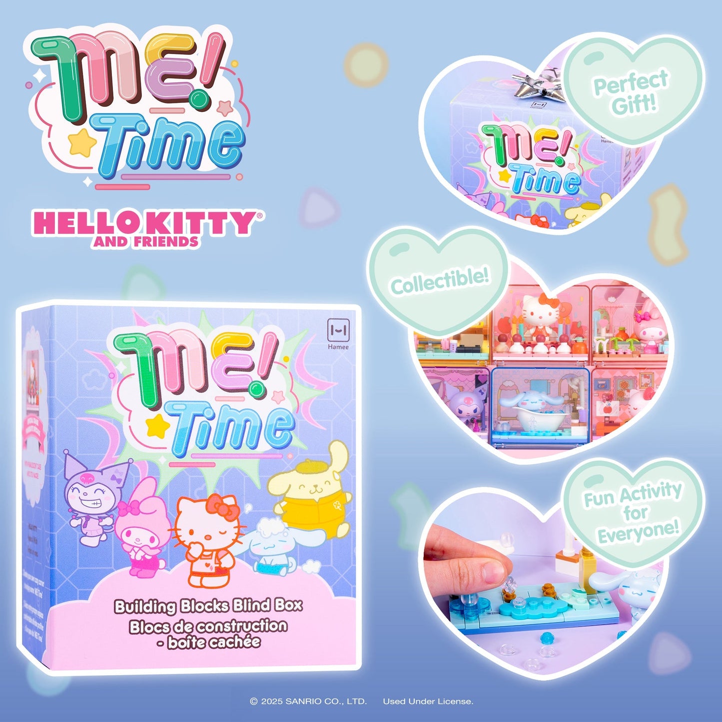 Hello Kitty and Friends Building Blocks Blind Box (Me Time)
