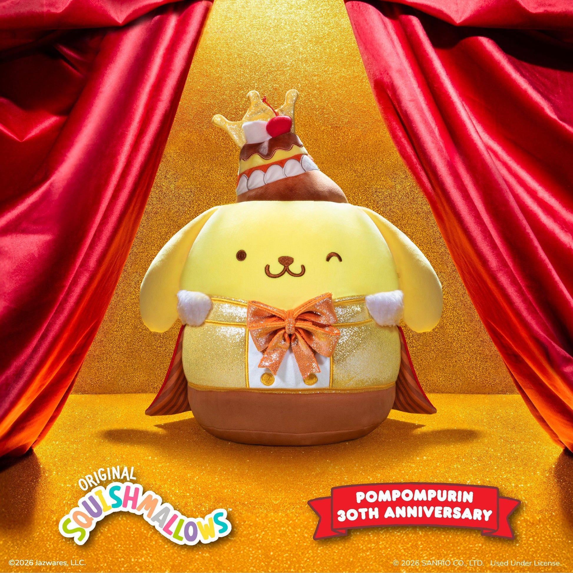 Pompompurin 12" Squishmallows Plush (30th Anniversary)