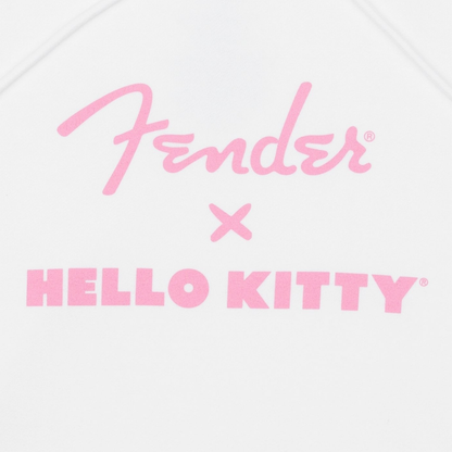Hello Kitty x Fender White Sleeve Logo Hoodie