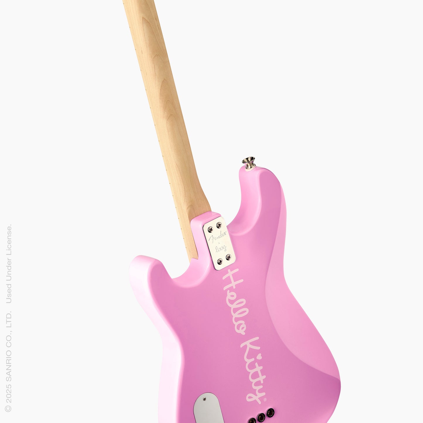 Fender x Loog Hello Kitty Kids Stratocaster Guitar (Pink)