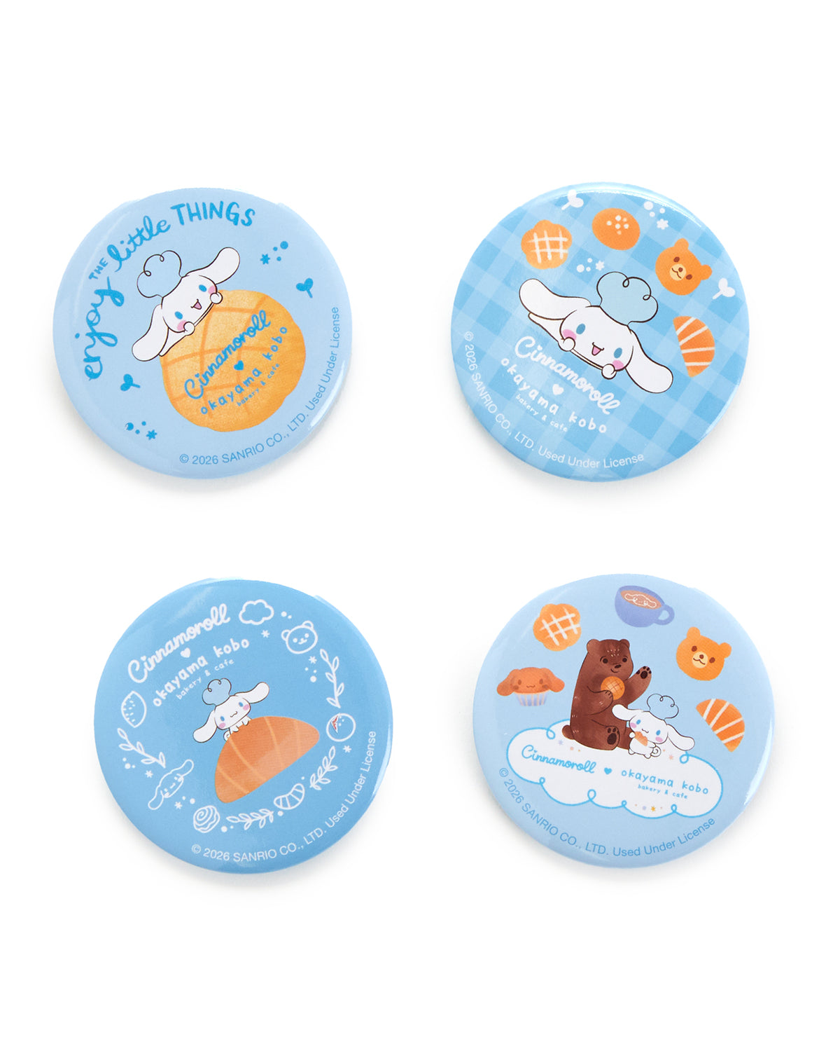 Free Gift: Cinnamoroll x Okayama Kobo Pin (Blind Box)