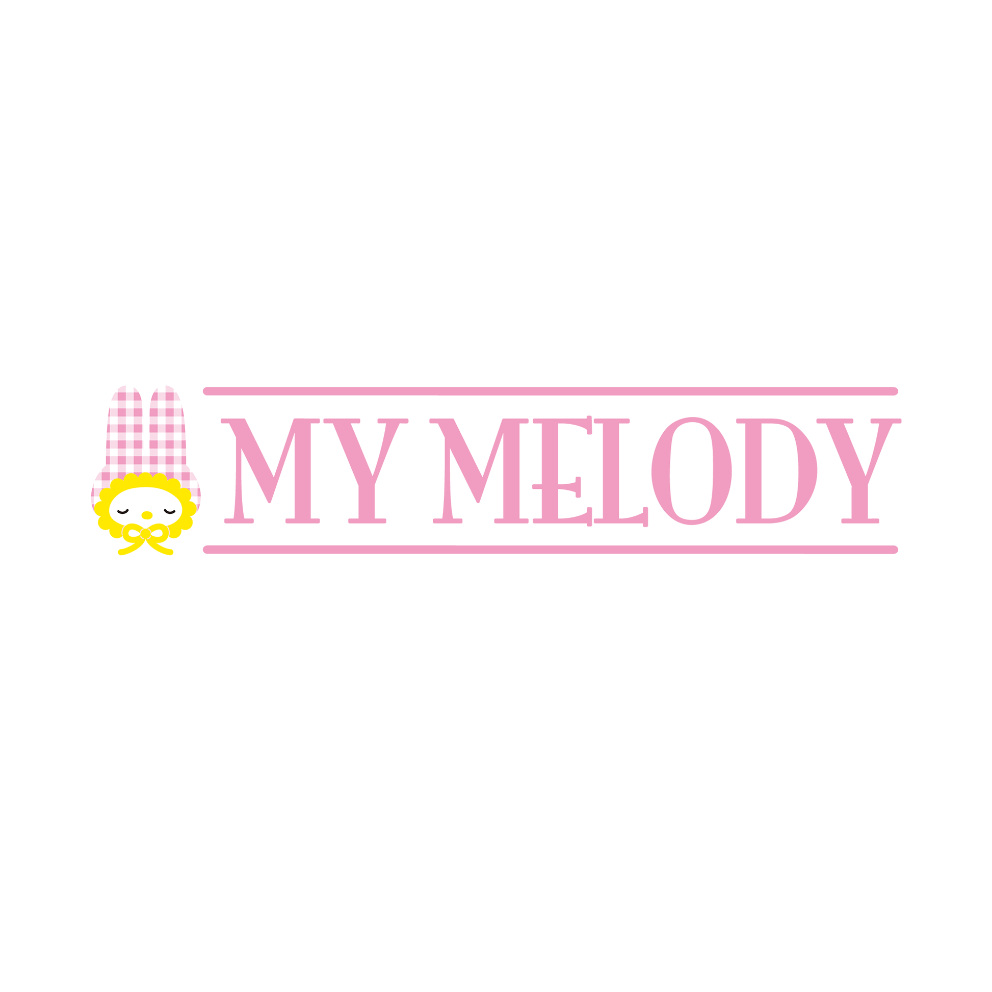 My Melody Gingham Logo Tee