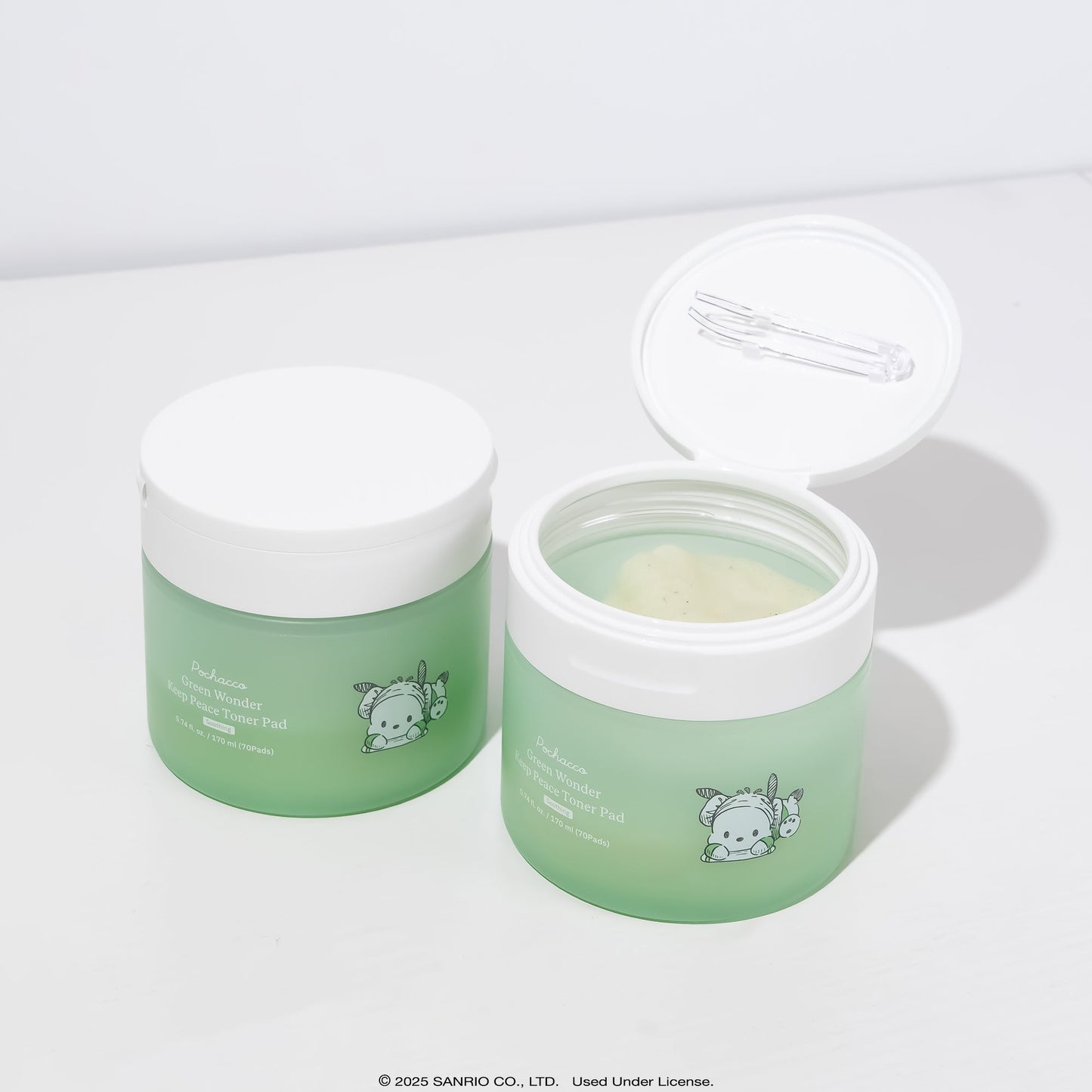 Pochacco x ByUR Green Wonder Keep Peace Toner Pad (Sanrio K-Spa Edition)