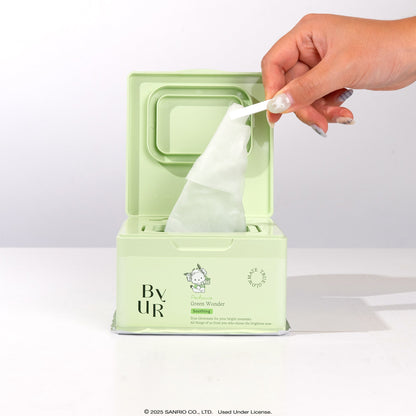 Pochacco x ByUR Green Wonder Daily Aqua Serum Mask (Sanrio K-Spa Edition)