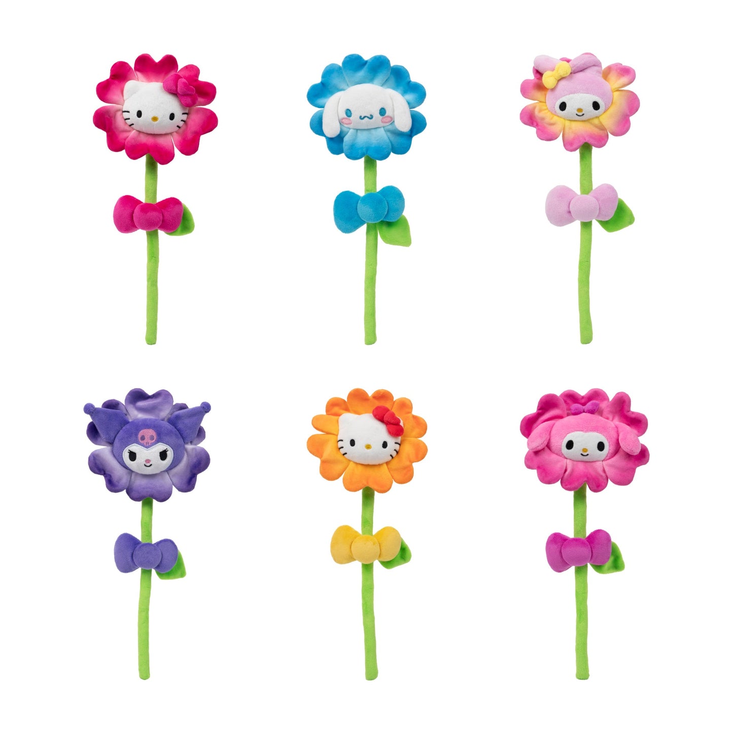 Hello Kitty 14" Plush Valentine's Day Flower (Ombre Orange)