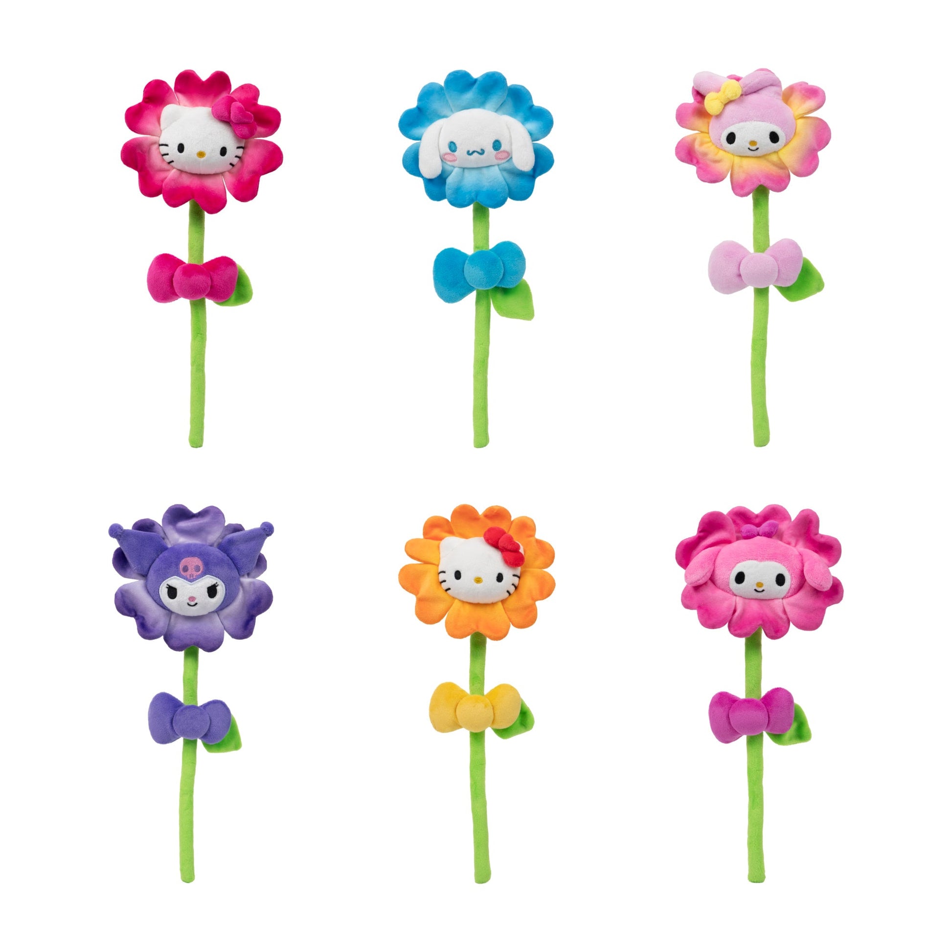 Hello Kitty 14" Plush Valentine's Day Flower (Ombre Orange)