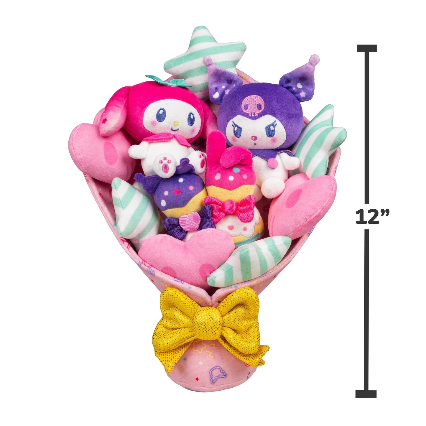 My Melody & Kuromi 12" Anniversary Plush Bouquet