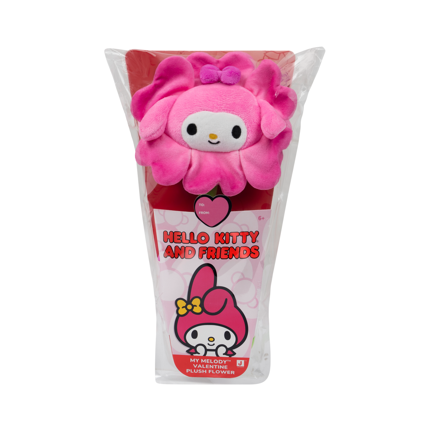My Melody 14" Plush Valentine's Day Flower (Ombre Pink)