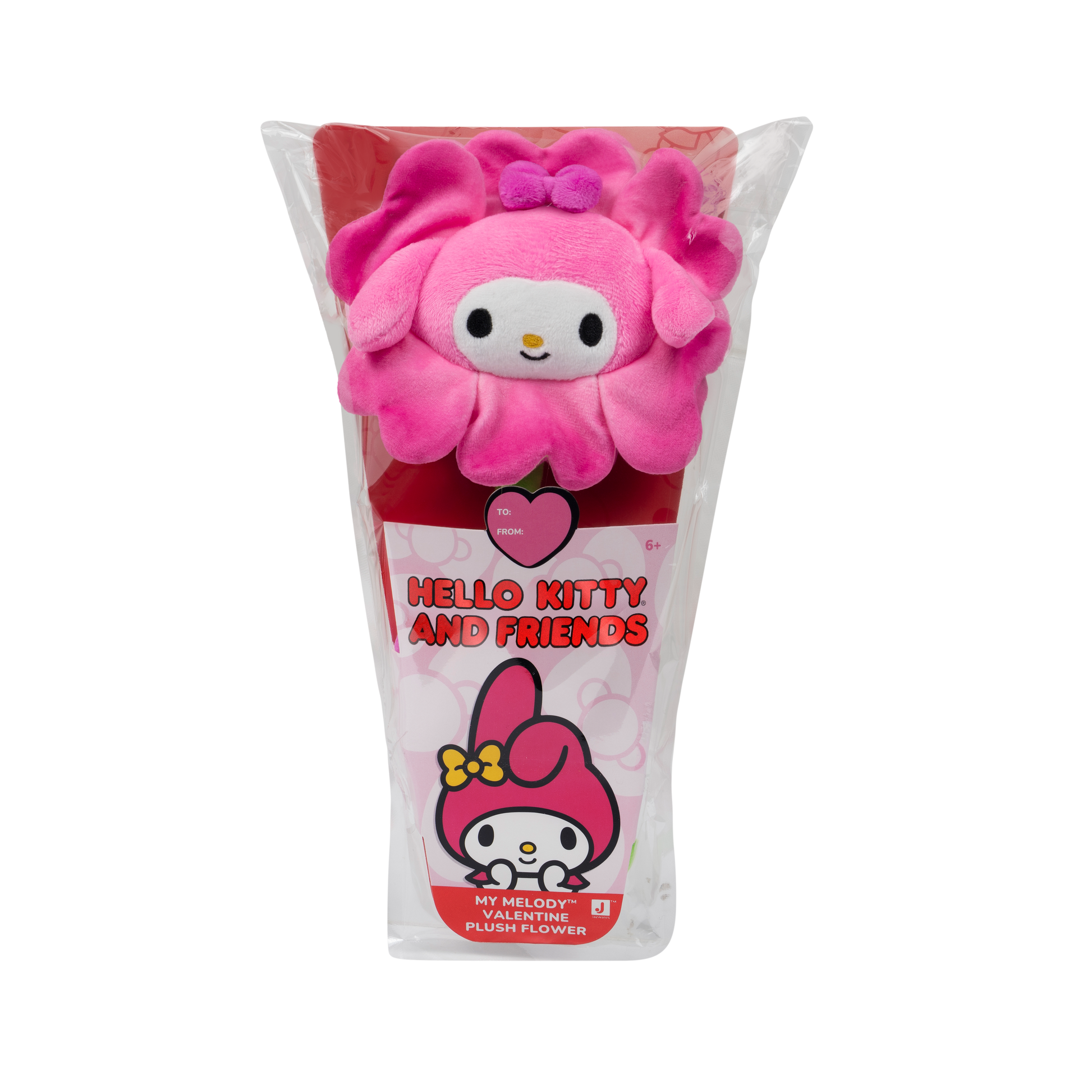 My Melody 14" Plush Valentine's Day Flower (Ombre Pink)