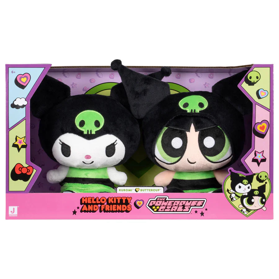 Hello Kitty and Friends x Powerpuff Girls 8" Plush Set