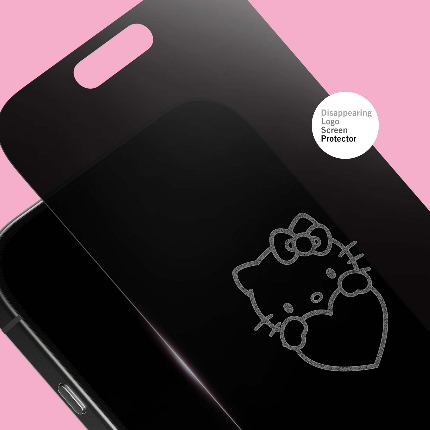 Hello Kitty x Screen Skinz Hands Heart Privacy Screen Protector