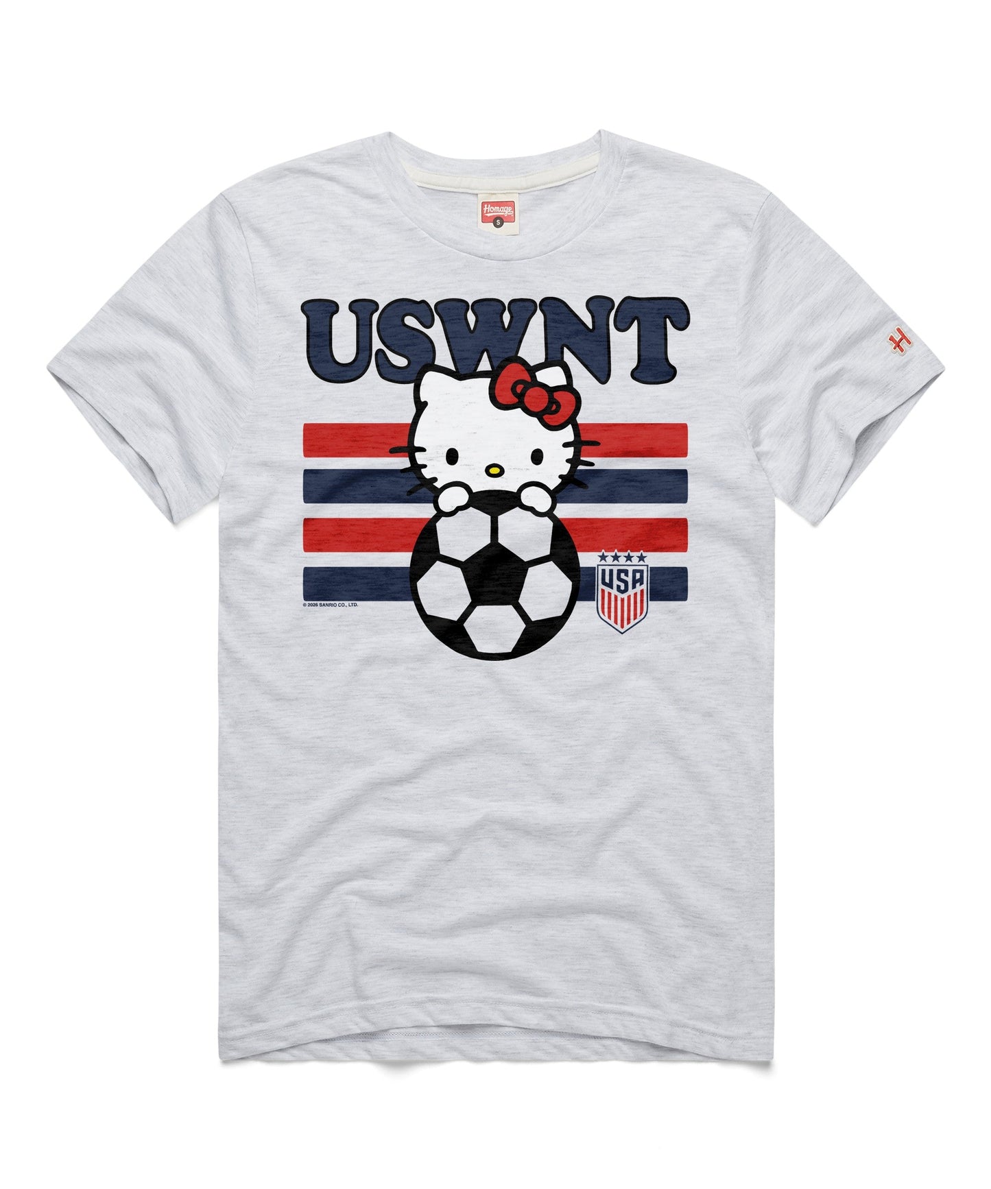 Hello Kitty x USWNT Logo Tee (Adult- Unisex)
