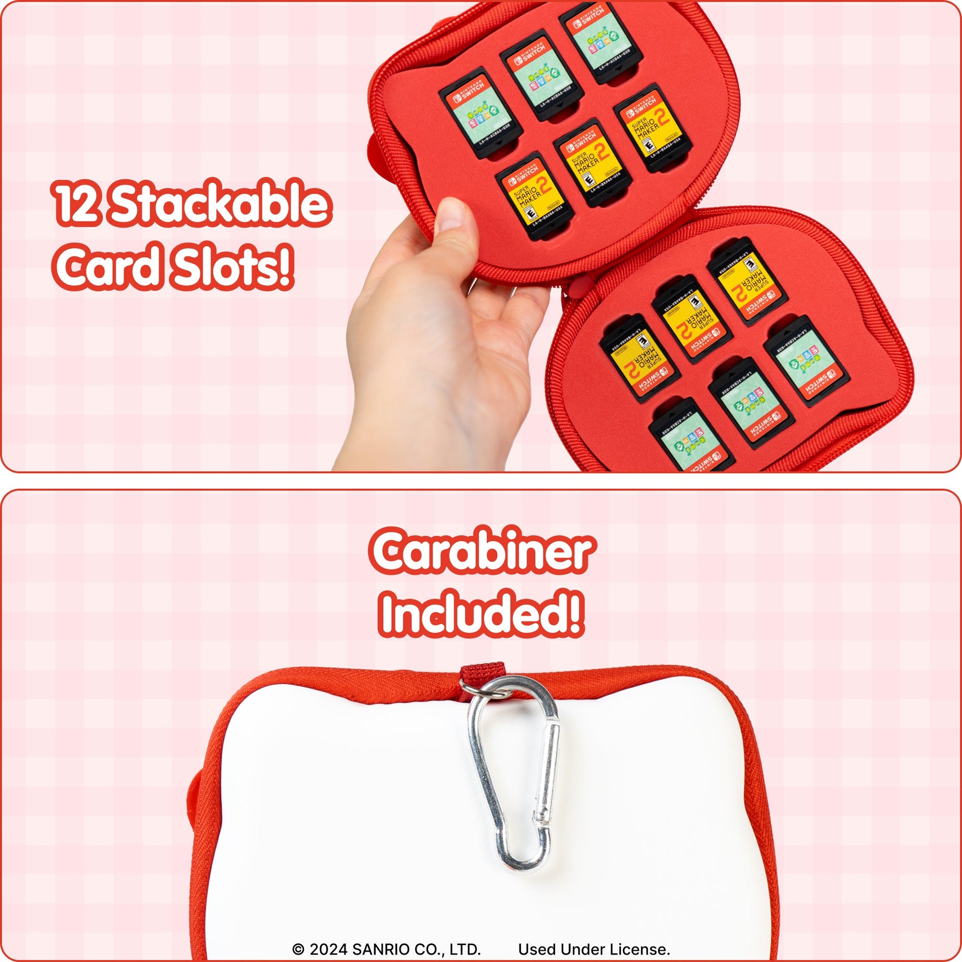 Hello Kitty Nintendo Switch Cartridge Case