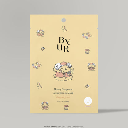 Pompompurin x ByUR Honey Gorgeous Aqua Serum Mask (Sanrio K-Spa Edition)