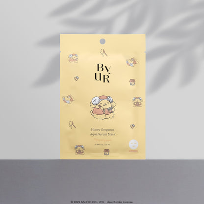 Pompompurin x ByUR Honey Gorgeous Aqua Serum Mask (Sanrio K-Spa Edition)