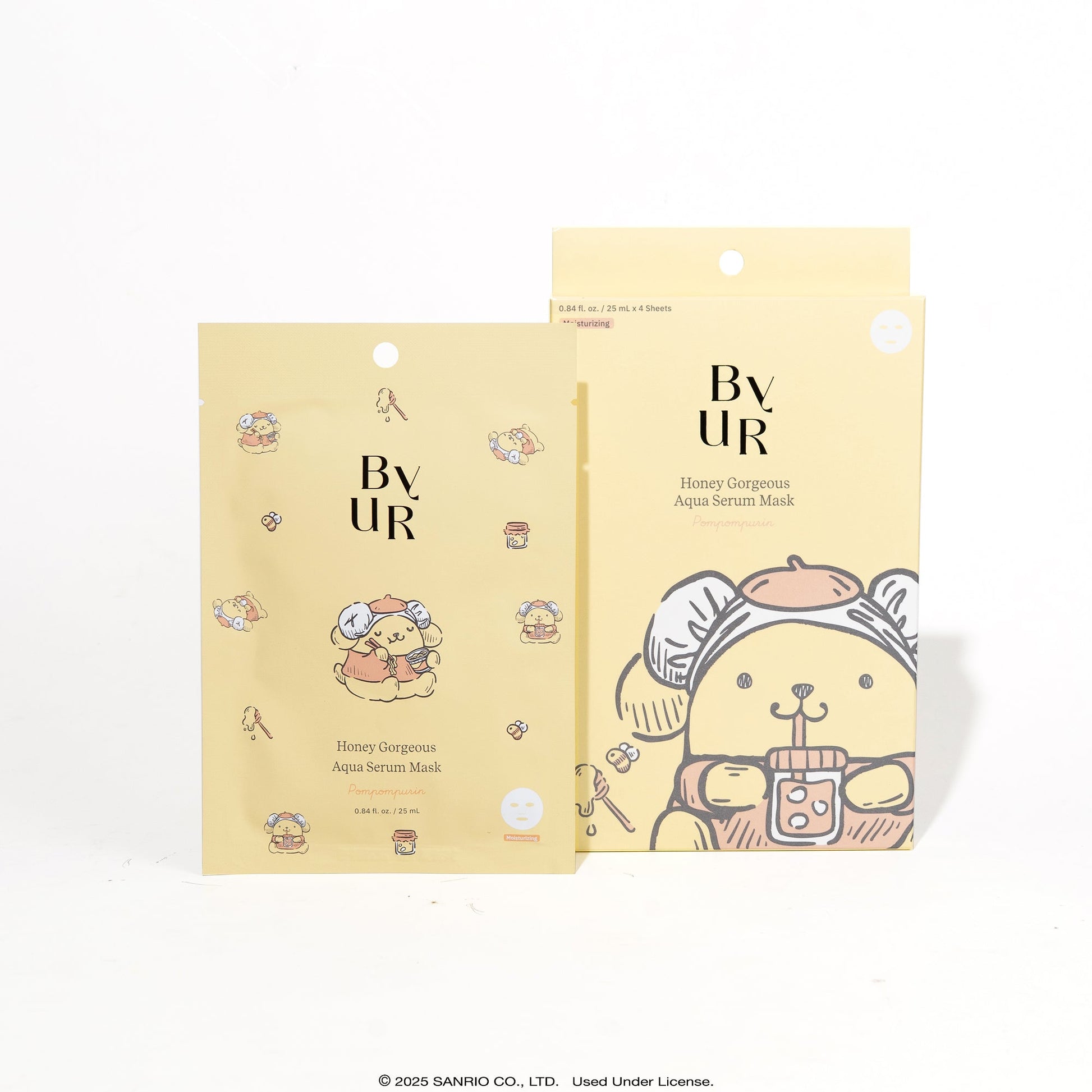 Pompompurin x ByUR Honey Gorgeous Aqua Serum Mask (Sanrio K-Spa Edition)