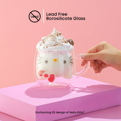 Hello Kitty 3D Double Wall Coffee Mug