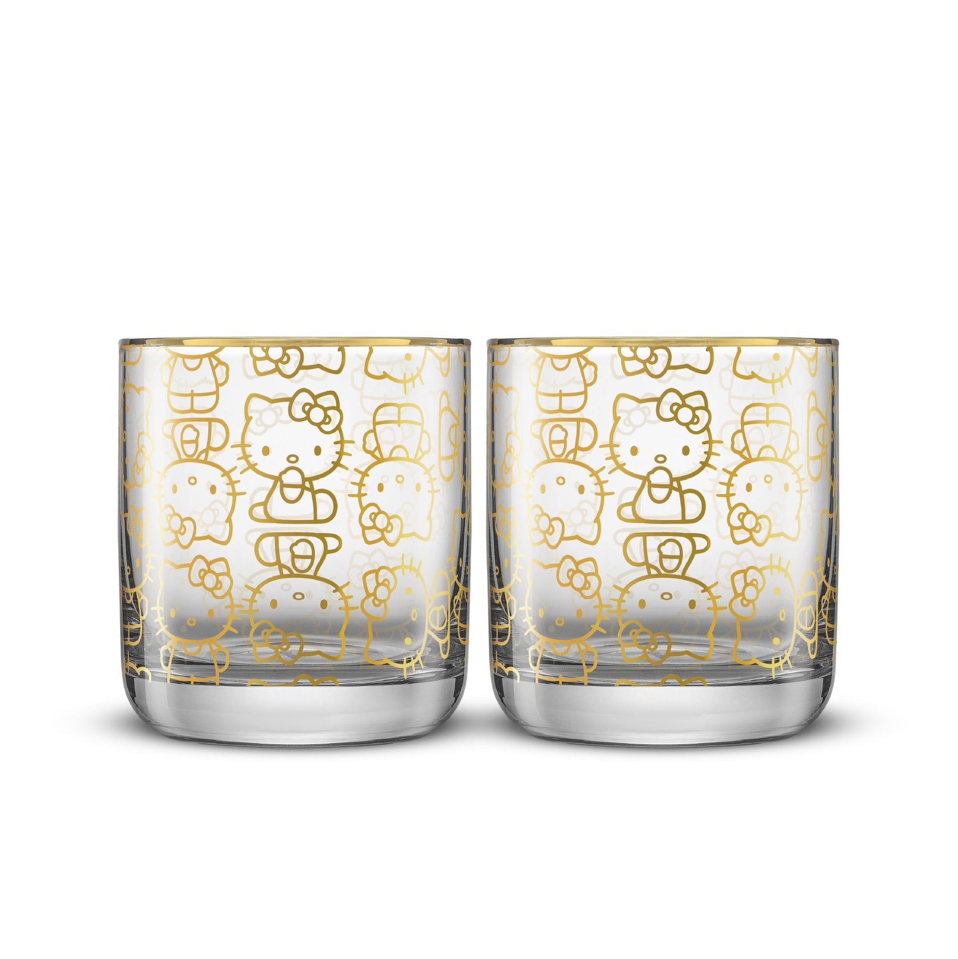 Hello Kitty Charmed Short Drinking Glasses (Set of 2)