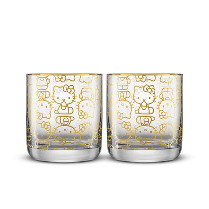 Hello Kitty Charmed Short Drinking Glasses (Set of 2)