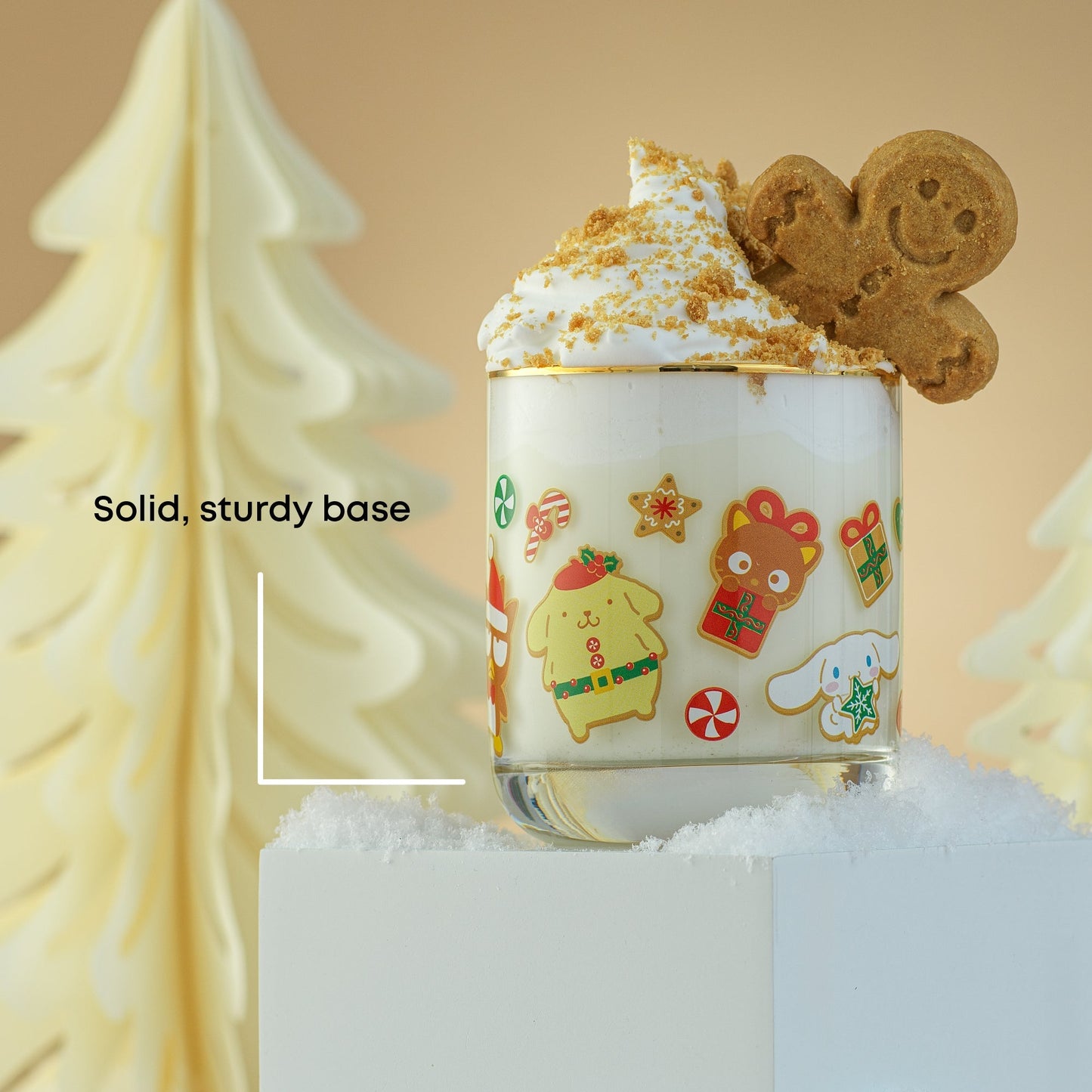 Hello Kitty and Friends Gingerbread Pals Short Glasses
