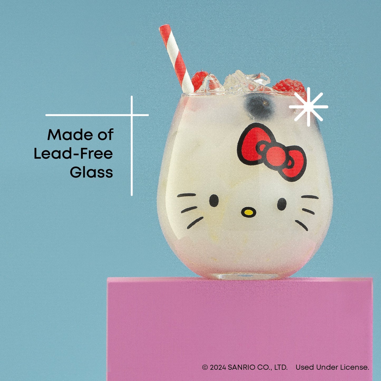 Hello Kitty and Friends Hello Sippy Stemless Glasses (Set of 4)