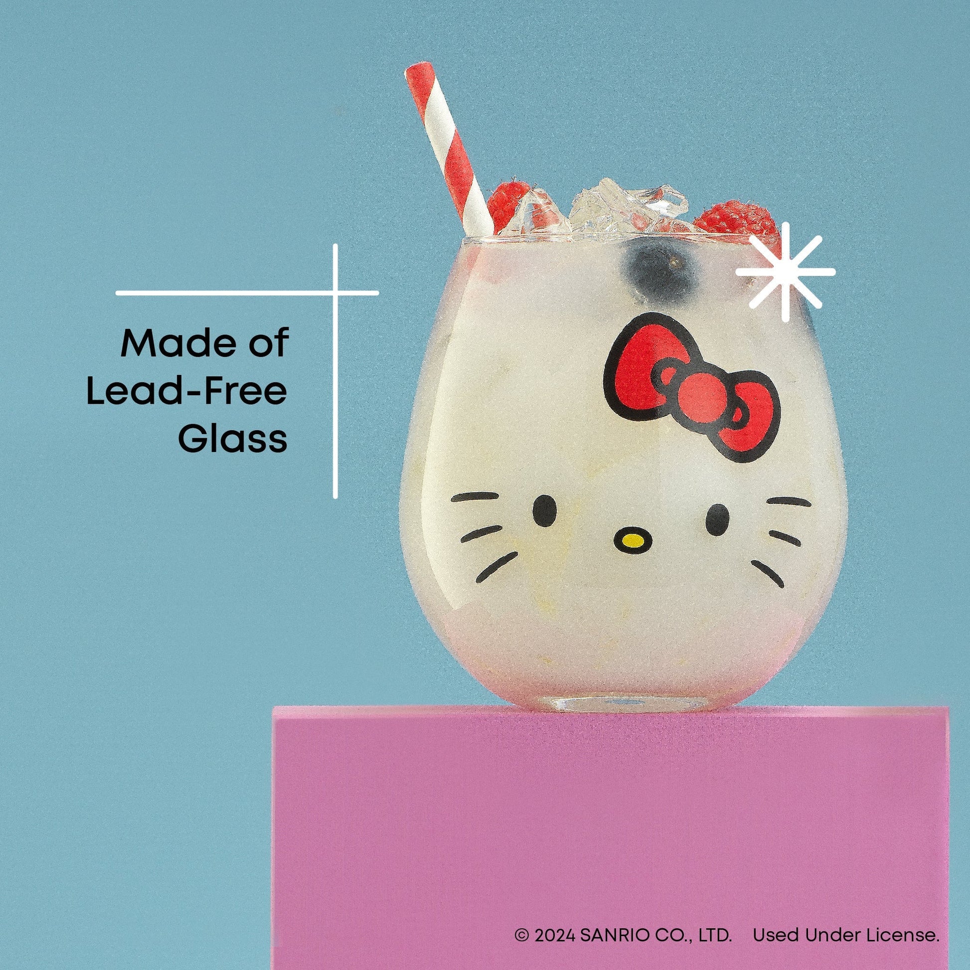 Hello Kitty and Friends Hello Sippy Stemless Glasses (Set of 4)