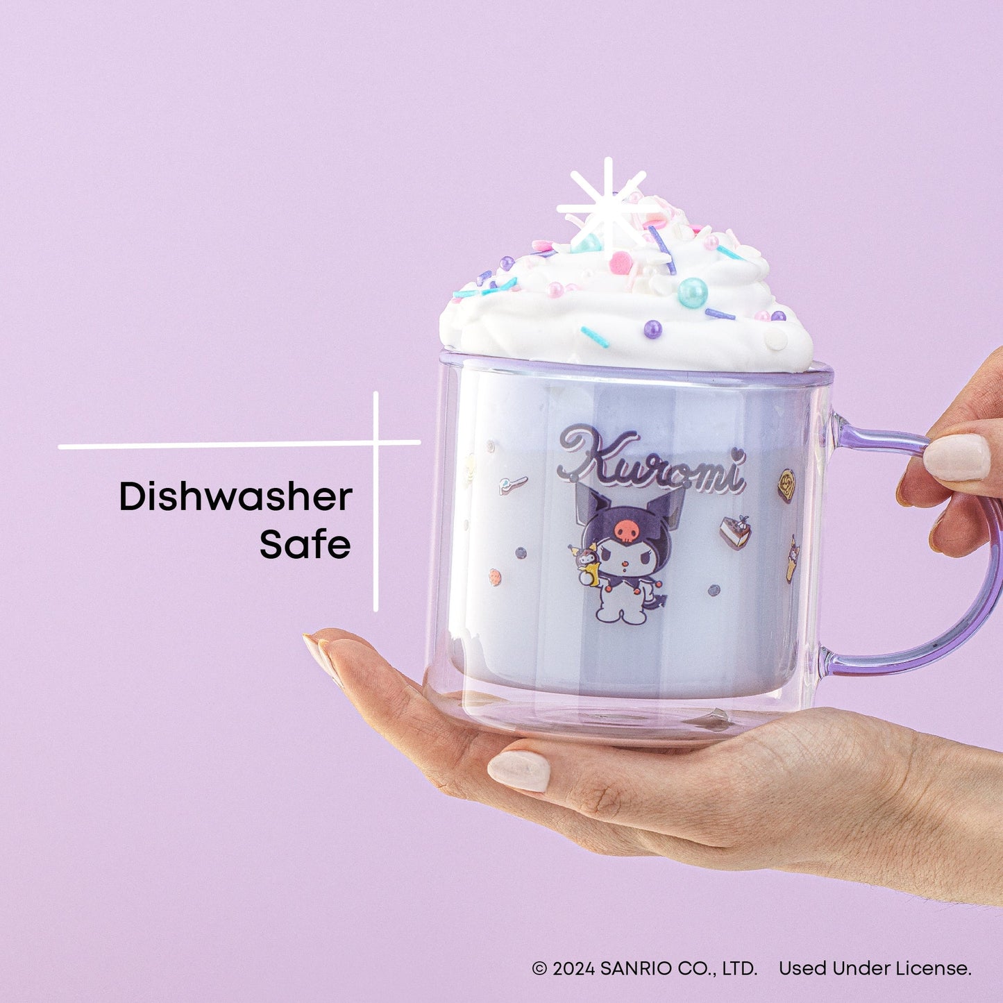 Kuromi Double Wall Coffee Mug