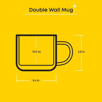 Kuromi Double Wall Coffee Mug