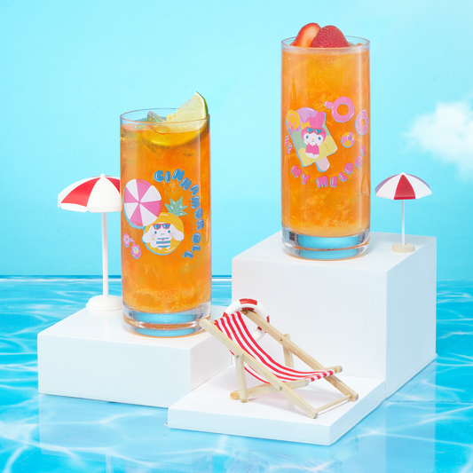 Hello Kitty and Friends Pool Party Tall Drinking Glasses
