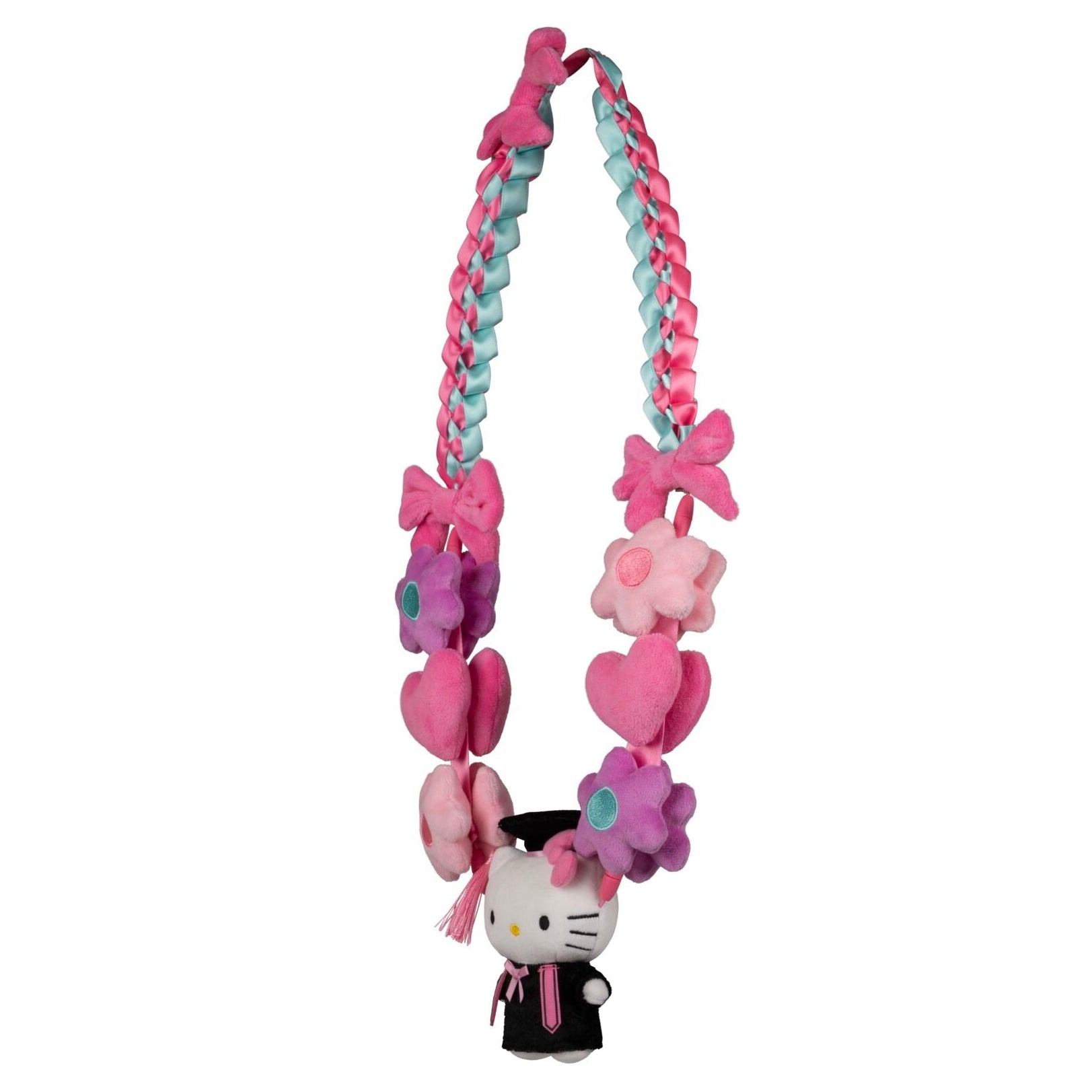 Hello Kitty 21" Graduation Mascot Plush Lei