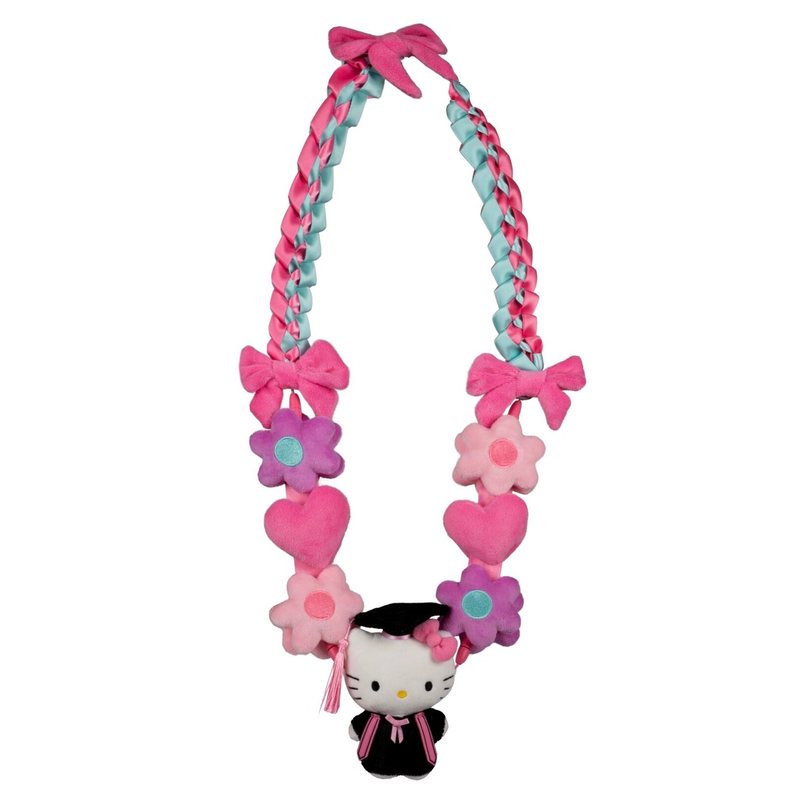 Hello Kitty 21" Graduation Mascot Plush Lei
