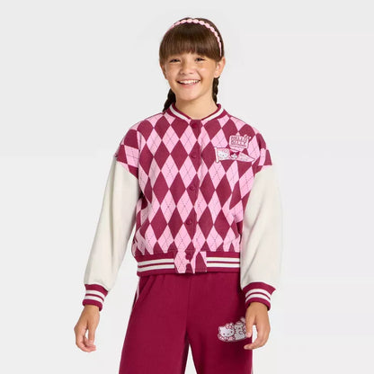 Hello Kitty and Friends Girls Better Together Varsity Jacket