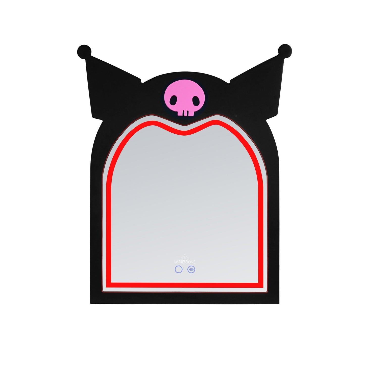 Kuromi x Impressions Vanity Arch RGB Tabletop Mirror