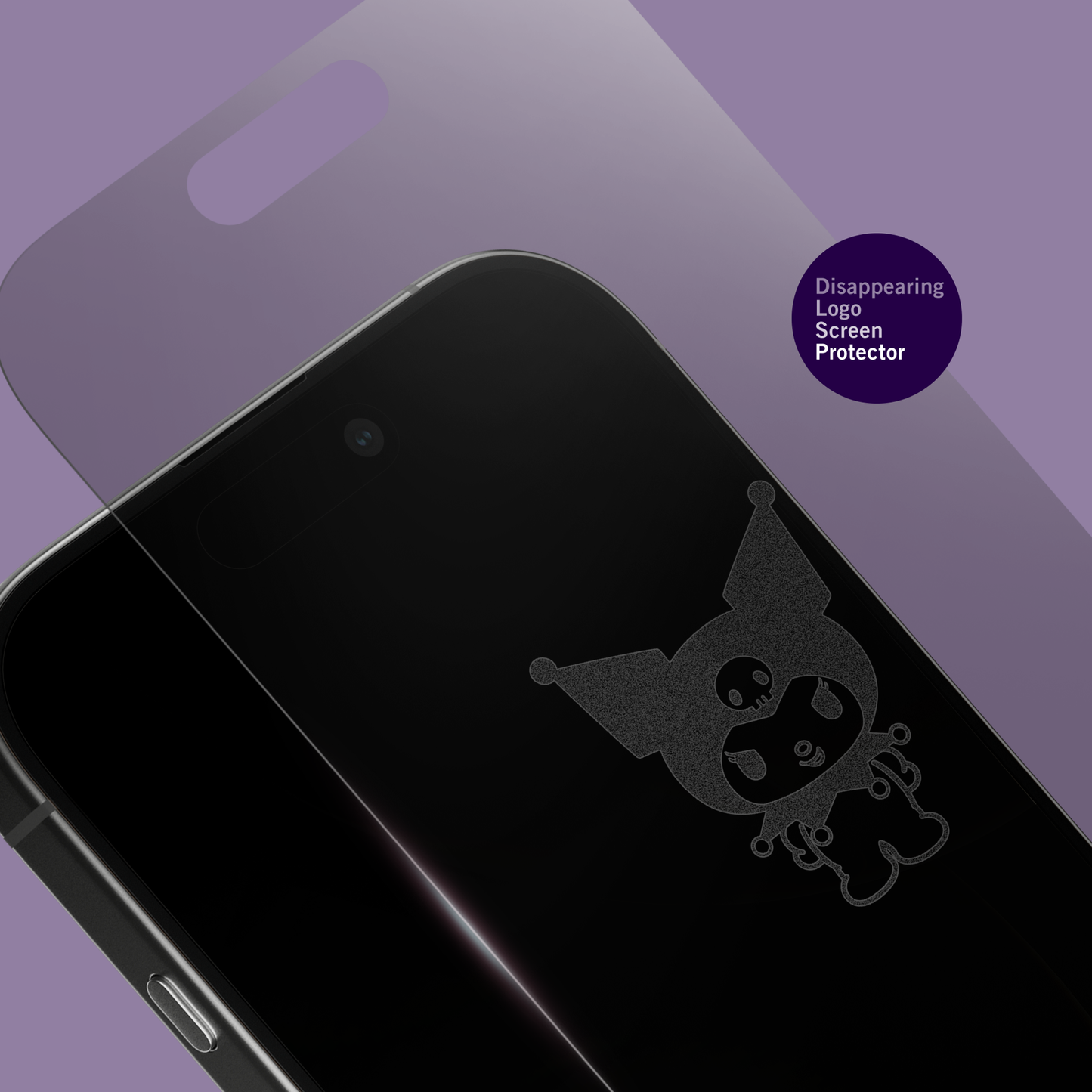 Kuromi x Screen Skinz iPhone Clear Screen Protector