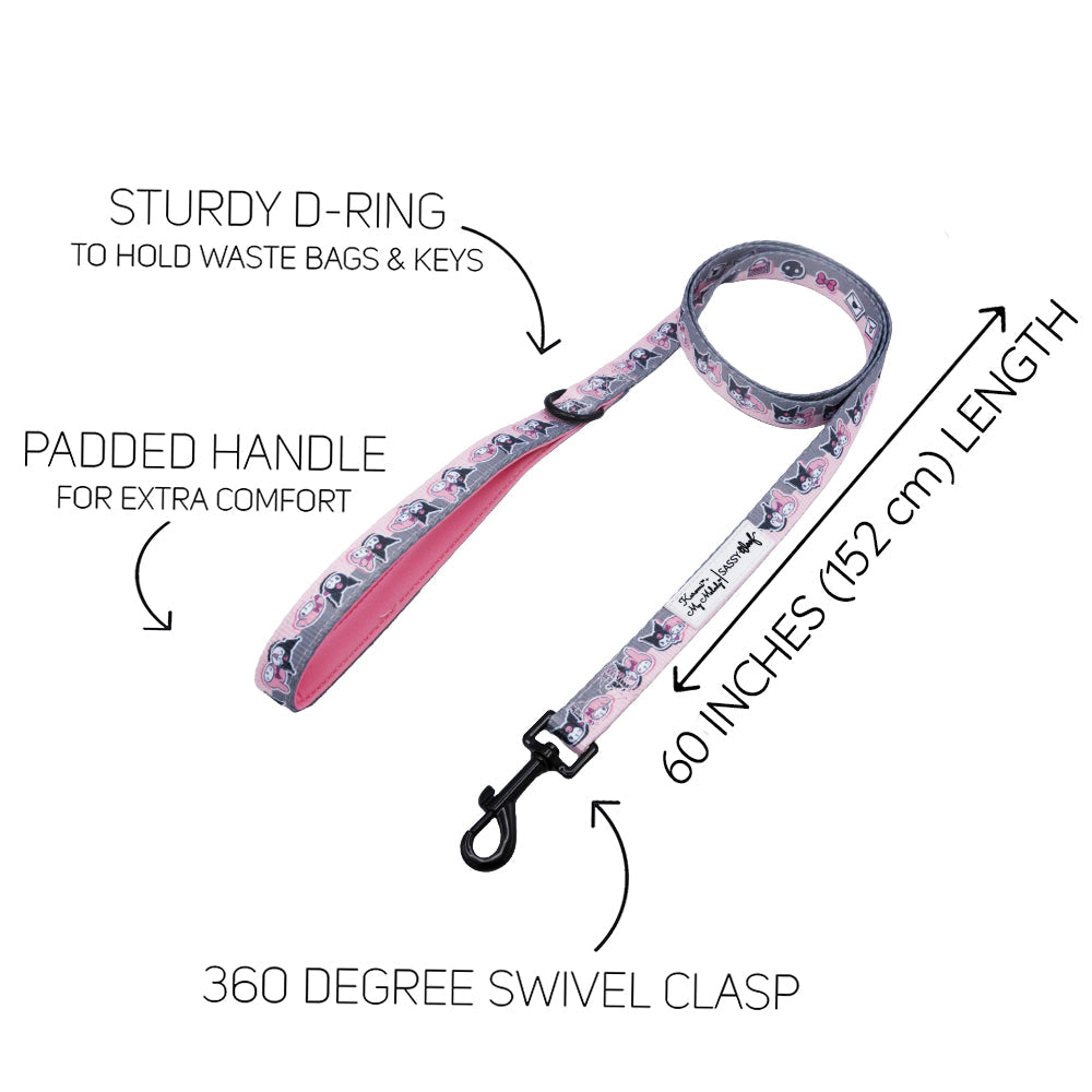 My Melody & Kuromi x Sassy Woof Dog Leash