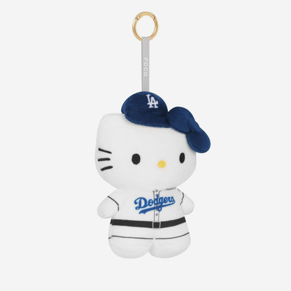 Hello Kitty x Los Angeles Dodgers Plush Mascot Keychain (Blue)