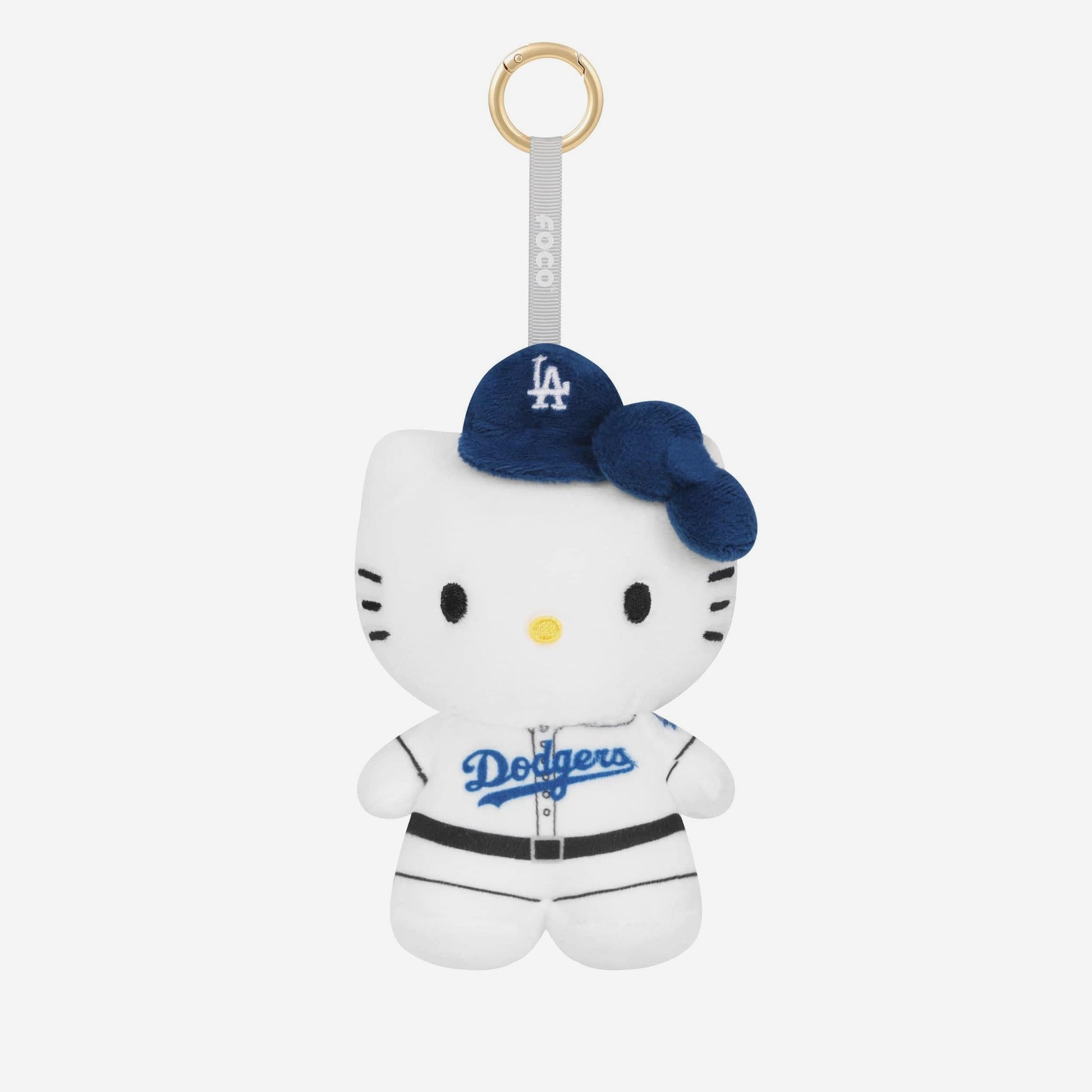Hello Kitty x Los Angeles Dodgers Plush Mascot Keychain (Blue)