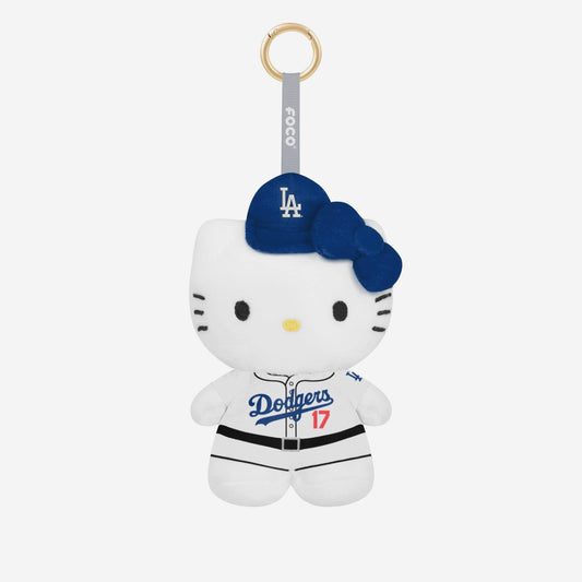 Hello Kitty x Los Angeles Dodgers Plush Mascot Keychain (Shohei Ohtani)