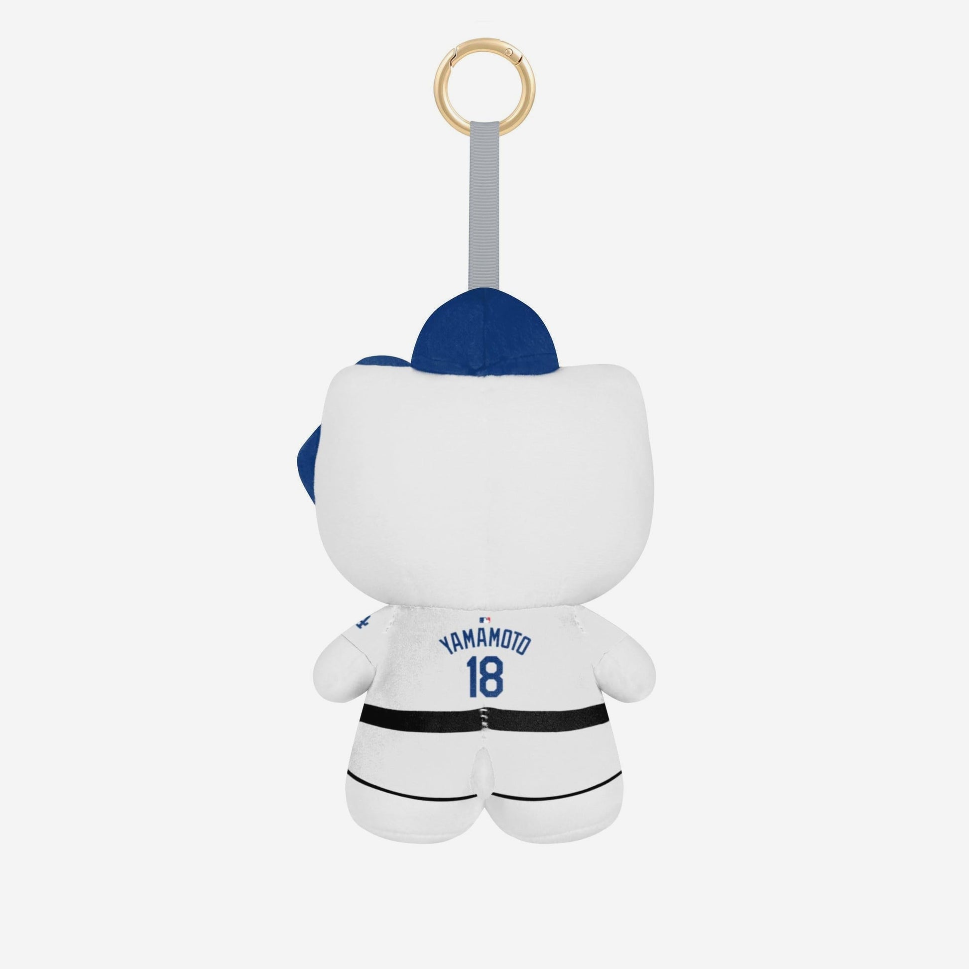 Hello Kitty x Los Angeles Dodgers Plush Mascot Keychain (Yoshinobu Yamamoto)