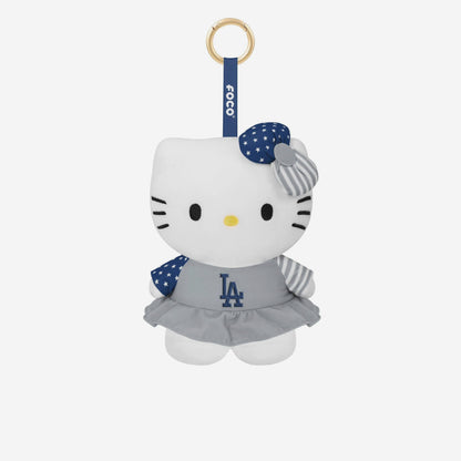 Hello Kitty x Los Angeles Dodgers Plush Mascot Keychain (Americana)