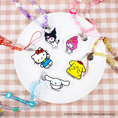 Keroppi Beaded Charm Mobile Phone Wrist Strap