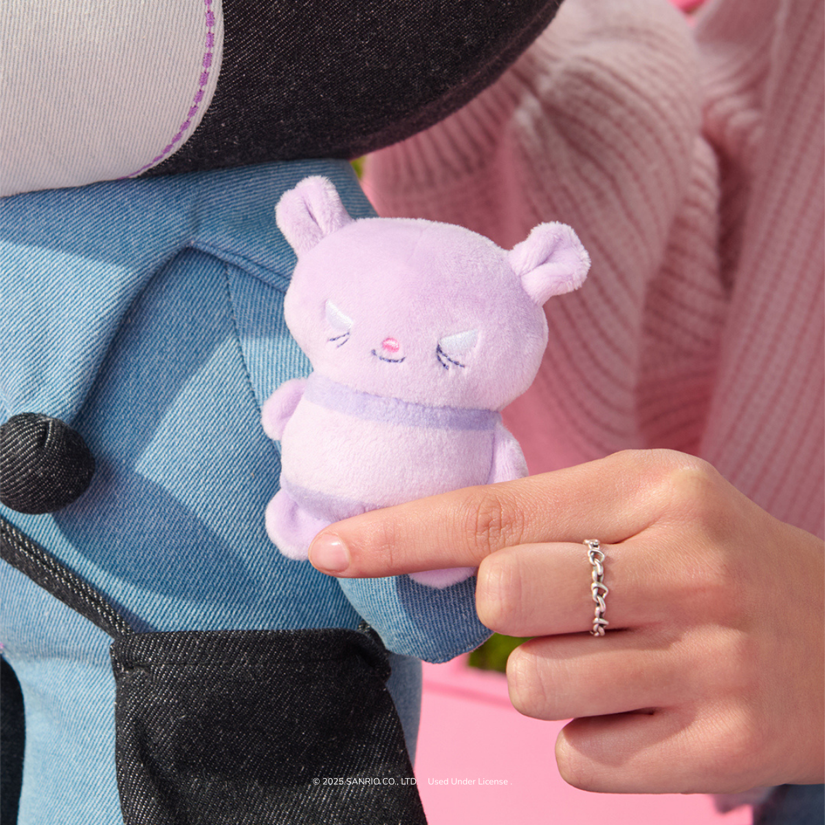 Kuromi 24" Ultra-Premier Denim Patchwork Plush (Limited Edition)