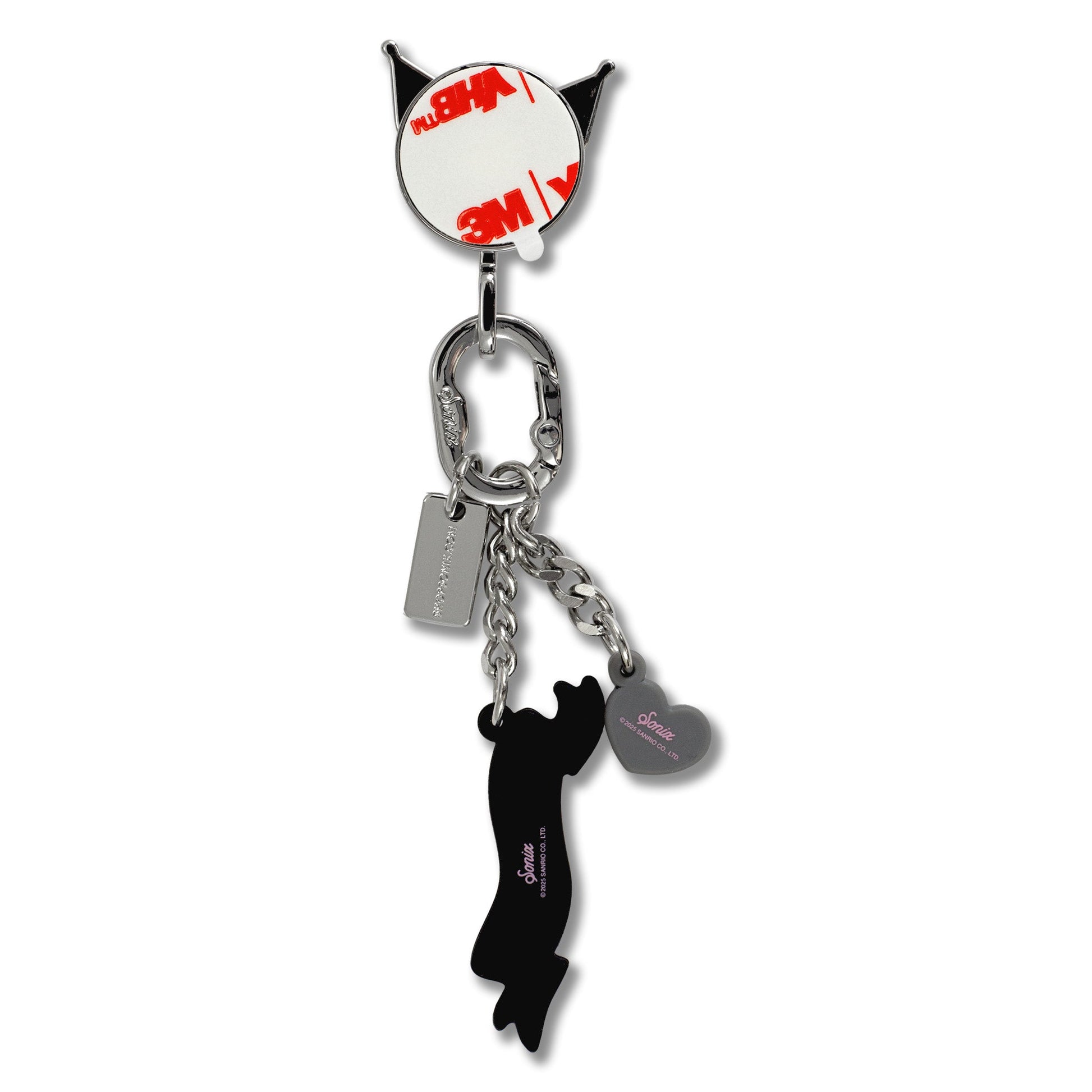 Kuromi x Sonix Adhesive 3-pc Smartphone Charm Set