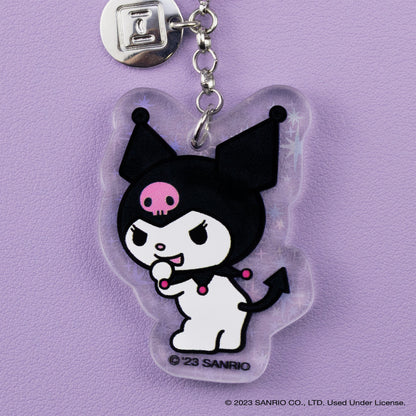 Kuromi Beaded Charm Mobile Phone Wrist Strap