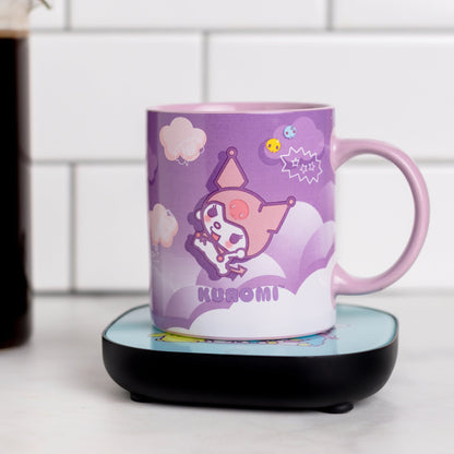 Kuromi Coffee Mug & Warmer Set