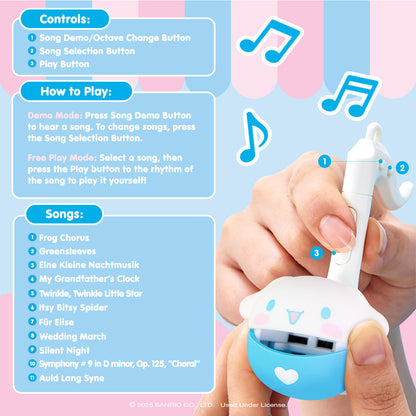 Cinnamoroll Mini Otamatone Melody Charm