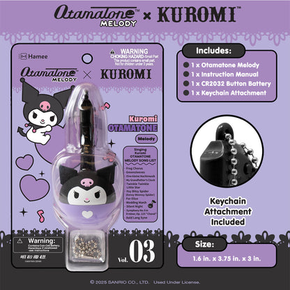 Kuromi Mini Otamatone Melody Charm