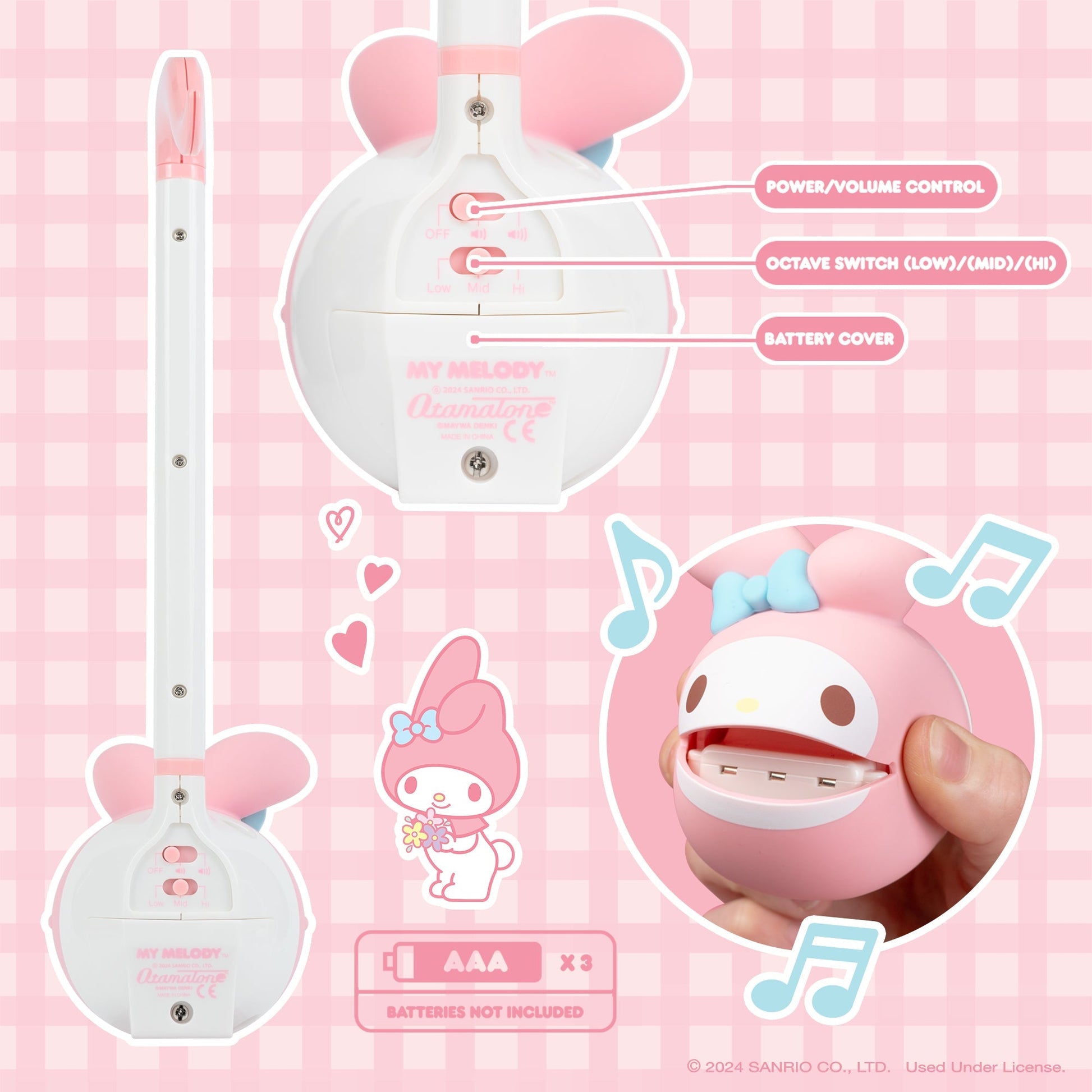 My Melody Otamatone Musical Toy