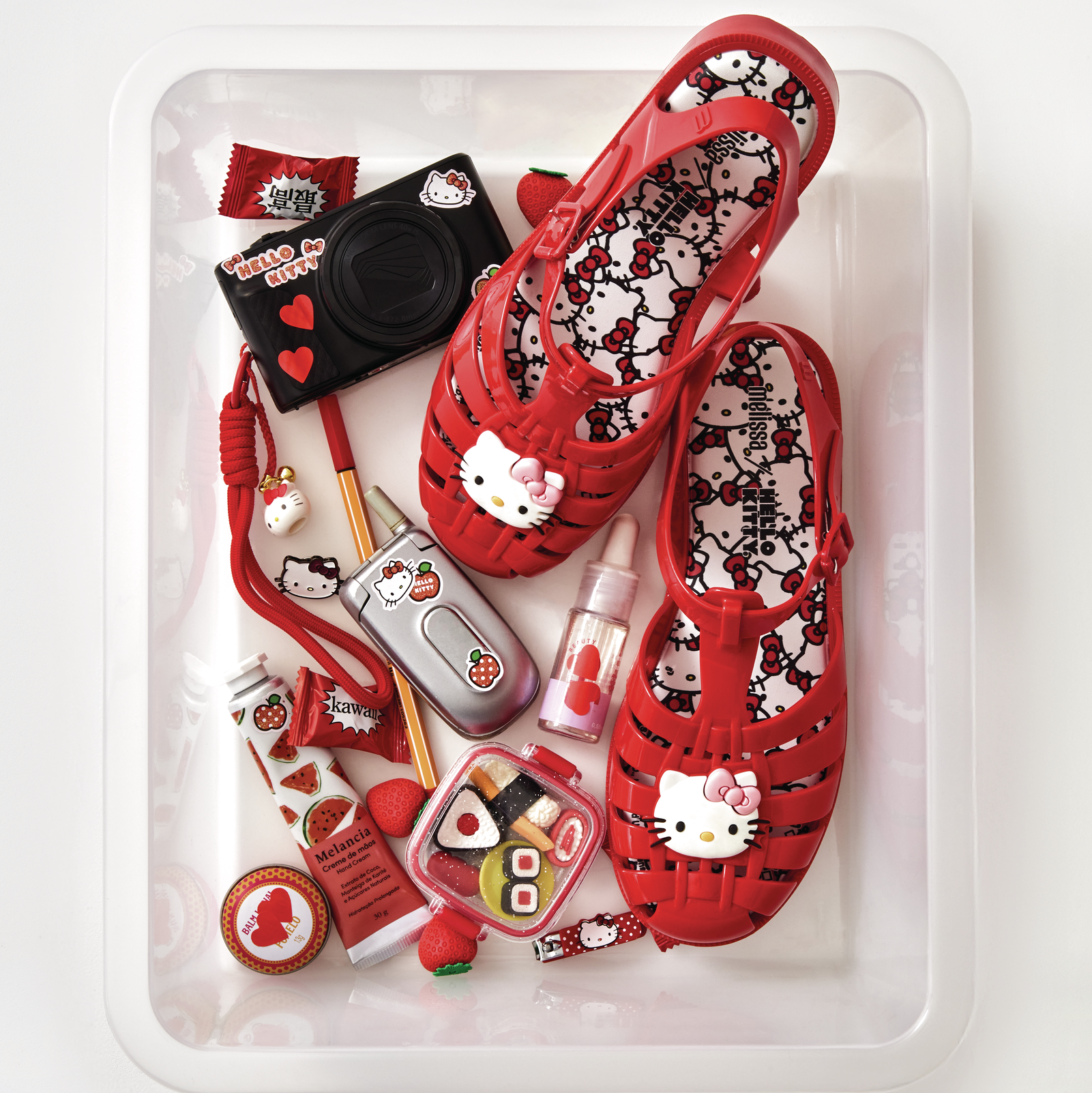 Hello Kitty x Melissa Possession Jelly Sandal (Red)