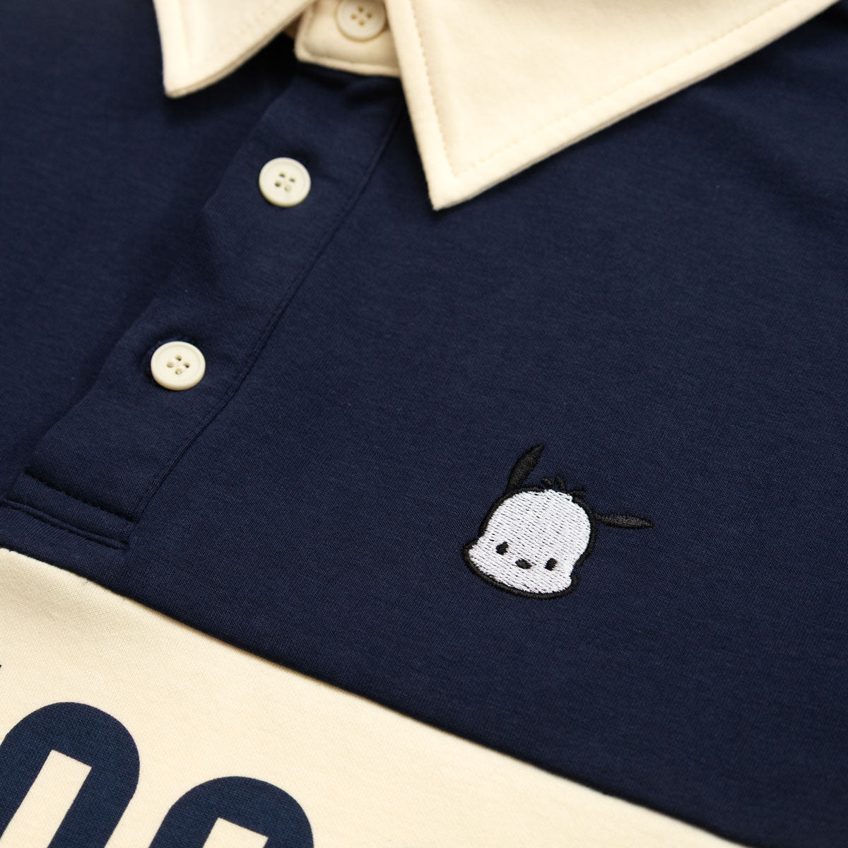 Pochacco x JapanLA Long Sleeve Rugby Polo